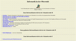 Desktop Screenshot of oberstufeninformatik.de