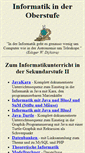 Mobile Screenshot of oberstufeninformatik.de